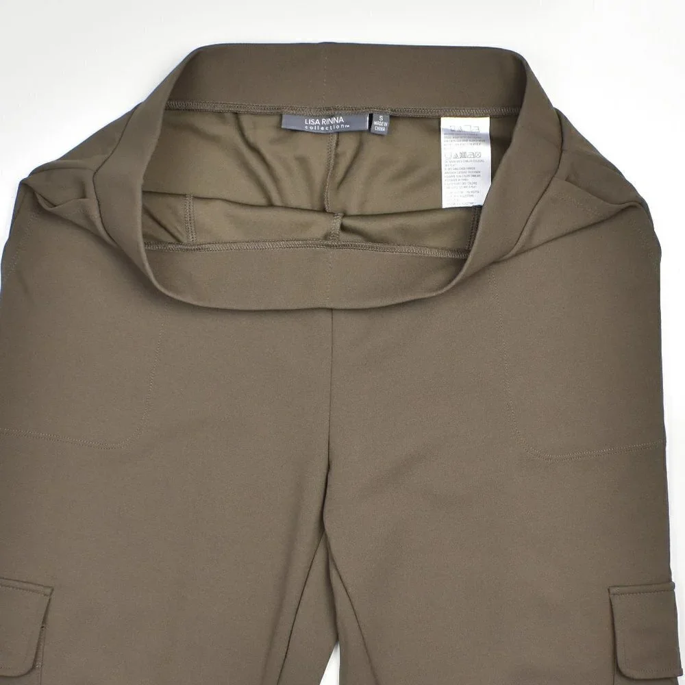 Lisa Rinna Collection Cargo Pull On Pants S - Picture 5 of 6